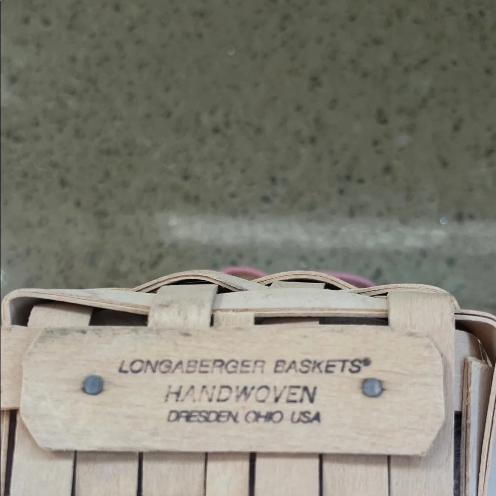 Longaberger mini basket